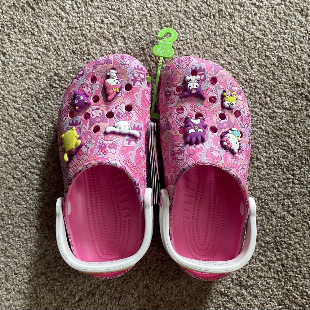 Hello kitty crocs